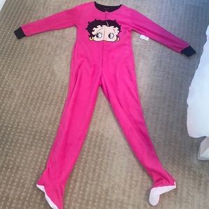 Betty Boop Pink Onesie